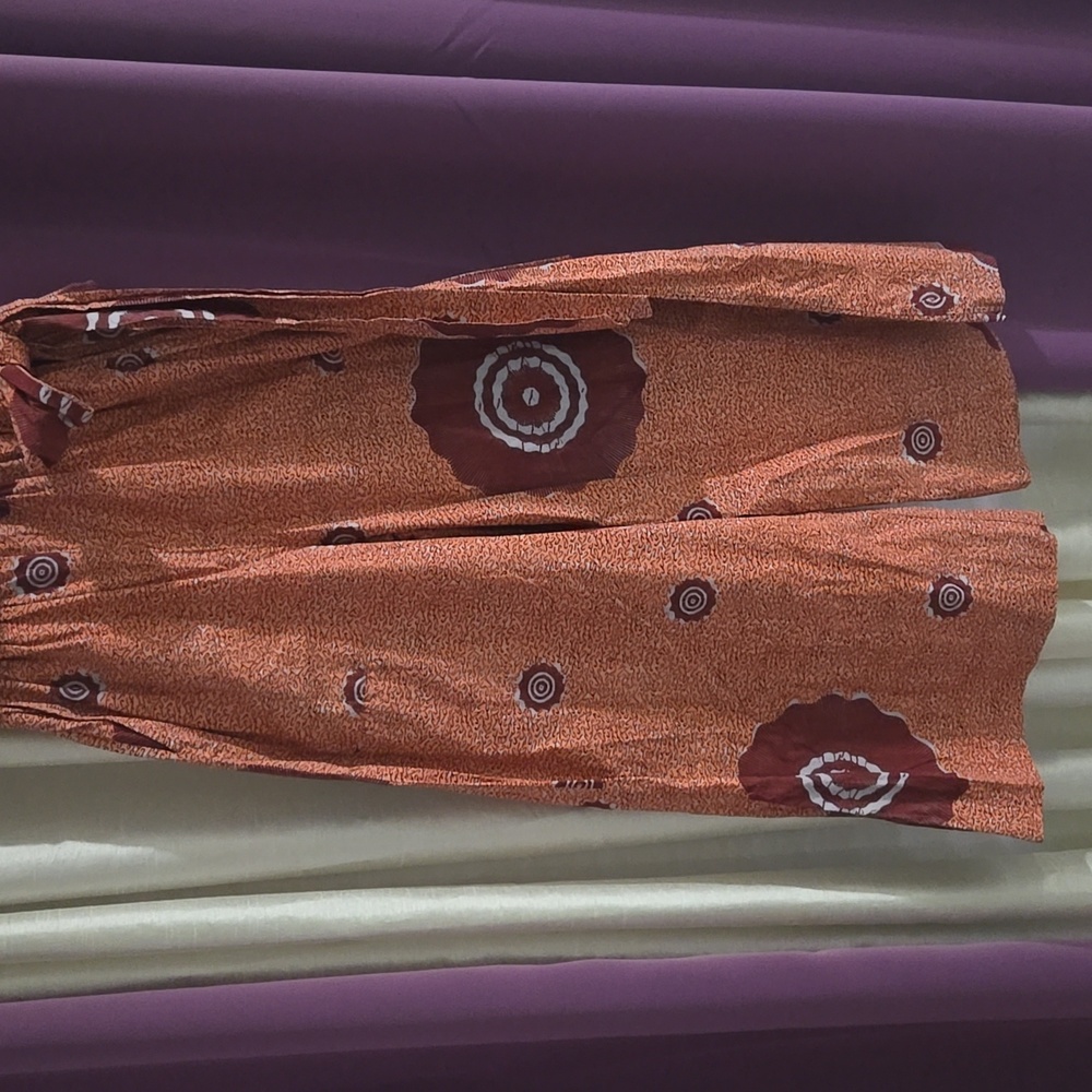 Ulla Johnson Rust and Burgundy Maxi Skirt - Picture 7 of 11
